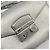 Borsa a tracolla PRADA pelle Saffiano Silver Auth bs36601 Argento - vista 19