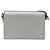 Borsa a tracolla PRADA pelle Saffiano Silver Auth bs36601 Argento - vista 2