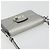 Borsa a tracolla PRADA pelle Saffiano Silver Auth bs36601 Argento - vista 6