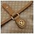 Céline Borsa a Tracolla CELINE Macadam PVC Pelle Beige Tono Oro Auth 194144A - vista 17