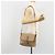 Céline Borsa a Tracolla CELINE Macadam PVC Pelle Beige Tono Oro Auth 194144A - vista 23