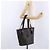 Céline CELINE Macadam Canvas Tote Bag PVC Leder Schwarz Gold Auth 194870V Golden - Ansicht 26