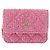 CHANEL Matelasse Chain Shoulder Pouch Tweed Pink Gold CC Auth 193594SAM Rosa D'oro - vista 13