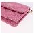 CHANEL Matelasse Chain Shoulder Pouch Tweed Pink Gold CC Auth 193594SAM Rosa D'oro - vista 16