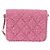 CHANEL Matelasse Chain Shoulder Pouch Tweed Pink Gold CC Auth 193594SAM Rosa D'oro - vista 2