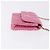 CHANEL Matelasse Chain Shoulder Pouch Tweed Pink Gold CC Auth 193594SAM Rosa D'oro - vista 3