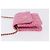 CHANEL Matelasse Chain Shoulder Pouch Tweed Pink Gold CC Auth 193594SAM Rosa D'oro - vista 4