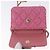 CHANEL Matelasse Chain Shoulder Pouch Tweed Pink Gold CC Auth 193594SAM Rosa D'oro - vista 9
