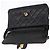Borsa CHANEL Matelasse Double Face in pelle d'agnello nera e oro CC Auth 194872SAM Nero D'oro - vista 29