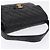 Borsa CHANEL Matelasse Double Face in pelle d'agnello nera e oro CC Auth 194872SAM Nero D'oro - vista 7