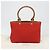 Borsa Tote Salvatore Ferragamo Gancini Canvas Rossa Argento Auth 193384V Rosso - vista 12