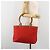 Borsa Tote Salvatore Ferragamo Gancini Canvas Rossa Argento Auth 193384V Rosso - vista 25