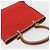 Borsa Tote Salvatore Ferragamo Gancini Canvas Rossa Argento Auth 193384V Rosso - vista 6