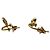 Orecchini a goccia placcati in oro Louis Vuitton D'oro - vista 2