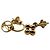 Orecchini a goccia placcati in oro Louis Vuitton D'oro - vista 3