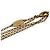 Collana Louis Vuitton strass dorata D'oro - vista 5