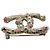 Timeless Chanel Brosche mit goldfarbenen und rosa Strasssteinen Pink Golden - Ansicht 3