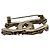 Timeless Chanel Brosche mit goldfarbenen und rosa Strasssteinen Pink Golden - Ansicht 6