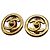 Orecchini a clip Chanel placcati oro D'oro - vista 2