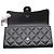 Cartera larga Chanel Matelassé de piel de becerro granulada negra Negro - vista 8