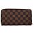 Louis Vuitton Damier Langbeutel Braun Damier ebene - Ansicht 2
