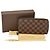 Louis Vuitton Damier Langbeutel Braun Damier ebene - Ansicht 6
