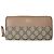 Cartera larga Gucci GG Supreme Castaño Beige
