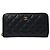 Cartera larga Chanel Matelassé Negro