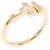 Tiffany & Co Anello Tiffany T Wire in oro rosa