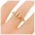 Tiffany & Co Anello Tiffany T Wire in oro rosa - vista 5