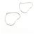Tiffany & Co Orecchini a cerchio Tiffany Open Heart - vista 3