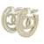 Orecchini a cerchio Chanel AB6732 Bianco D'oro