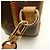 Borsa a tracolla Louis Vuitton Monogram Deauville MINI Marrone - vista 15