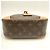 Borsa a tracolla Louis Vuitton Monogram Deauville MINI Marrone - vista 7