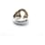 Ring Hermès Anel de banda HERMES Horseshoe em ouro amarelo 18K e prata de lei Dourado  - vista 3