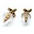 Orecchini Tiffany & Co. in oro giallo 18K con diamanti a forma di croce - vista 2