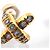Orecchini Tiffany & Co. in oro giallo 18K con diamanti a forma di croce - vista 3
