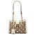 Padlock Borsa Tote Gucci GG Supreme con catena da vita e lucchetto Beige Crudo