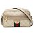 Bolsa de Ombro Gucci Ophidia GG Supreme Sherry Line Branco Bege