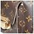 Borsa a tracolla Louis Vuitton Monogram Hudson GM Marrone Monogramma - vista 21