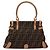 Bolso FENDI Turnlock Borsamagic Zucca Castaño Beige - vista 3
