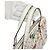 Borsa GUCCI con motivo floreale Bianco Multicolore - vista 16