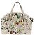 Borsa GUCCI con motivo floreale Bianco Multicolore - vista 3