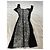 Abito midi bianco e nero Karen Millen - vista 9