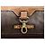 Cabas Céline Borsa tote Celine in tela marrone e pelle marrone - vista 6