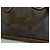 Cabas Céline Borsa tote Celine in tela marrone e pelle marrone - vista 7