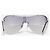 Dior by Galliano 2000s ‘Air 1’ Wrap Mask Shield Sonnenbrille Silber - Ansicht 2