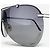 Dior by Galliano 2000s ‘Air 1’ Wrap Mask Shield Sonnenbrille Silber - Ansicht 8