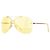 Dior by Galliano 2000er ‘Aviator’ Wrap Mask Shield Sonnenbrille Gelb