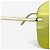 Dior by Galliano 2000er ‘Aviator’ Wrap Mask Shield Sonnenbrille Gelb - Ansicht 6